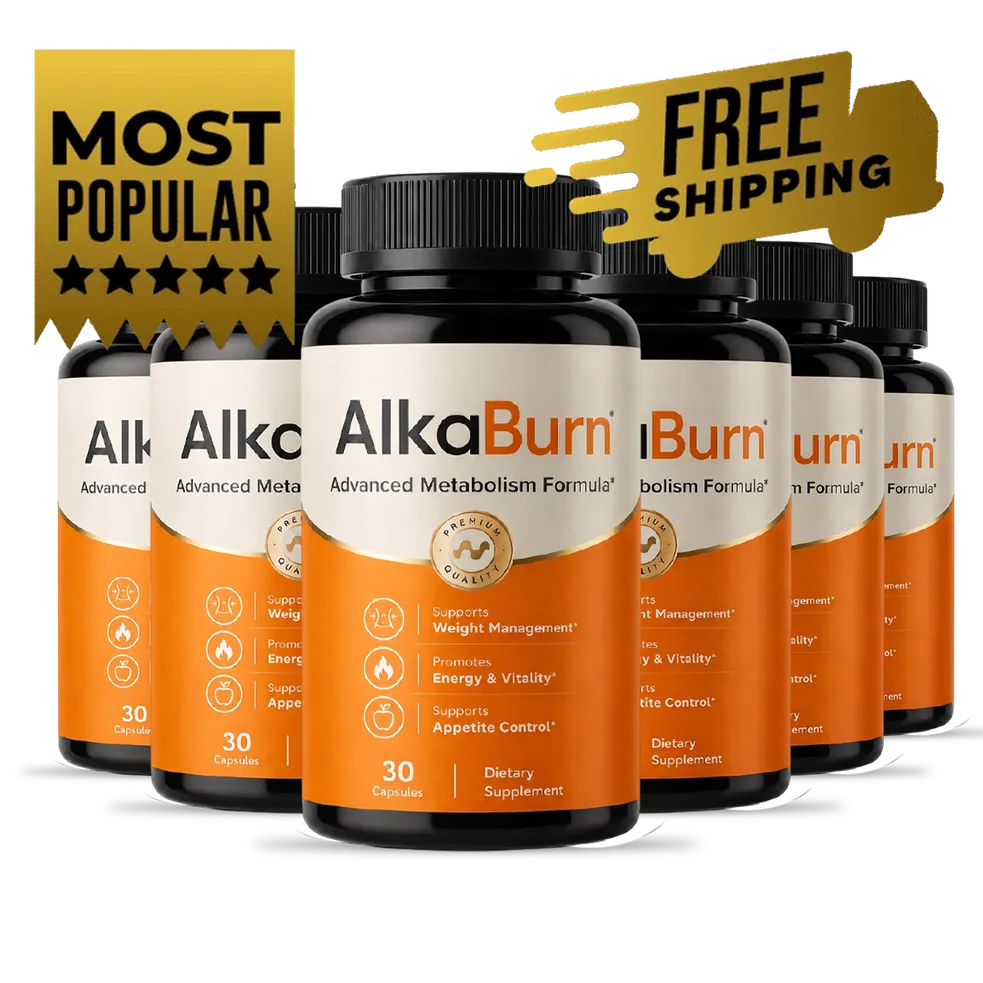 AlkaBurn six-bottle bundle, the most popular option