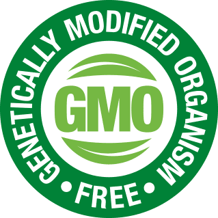 AlkaBurn GMO-free formula badge