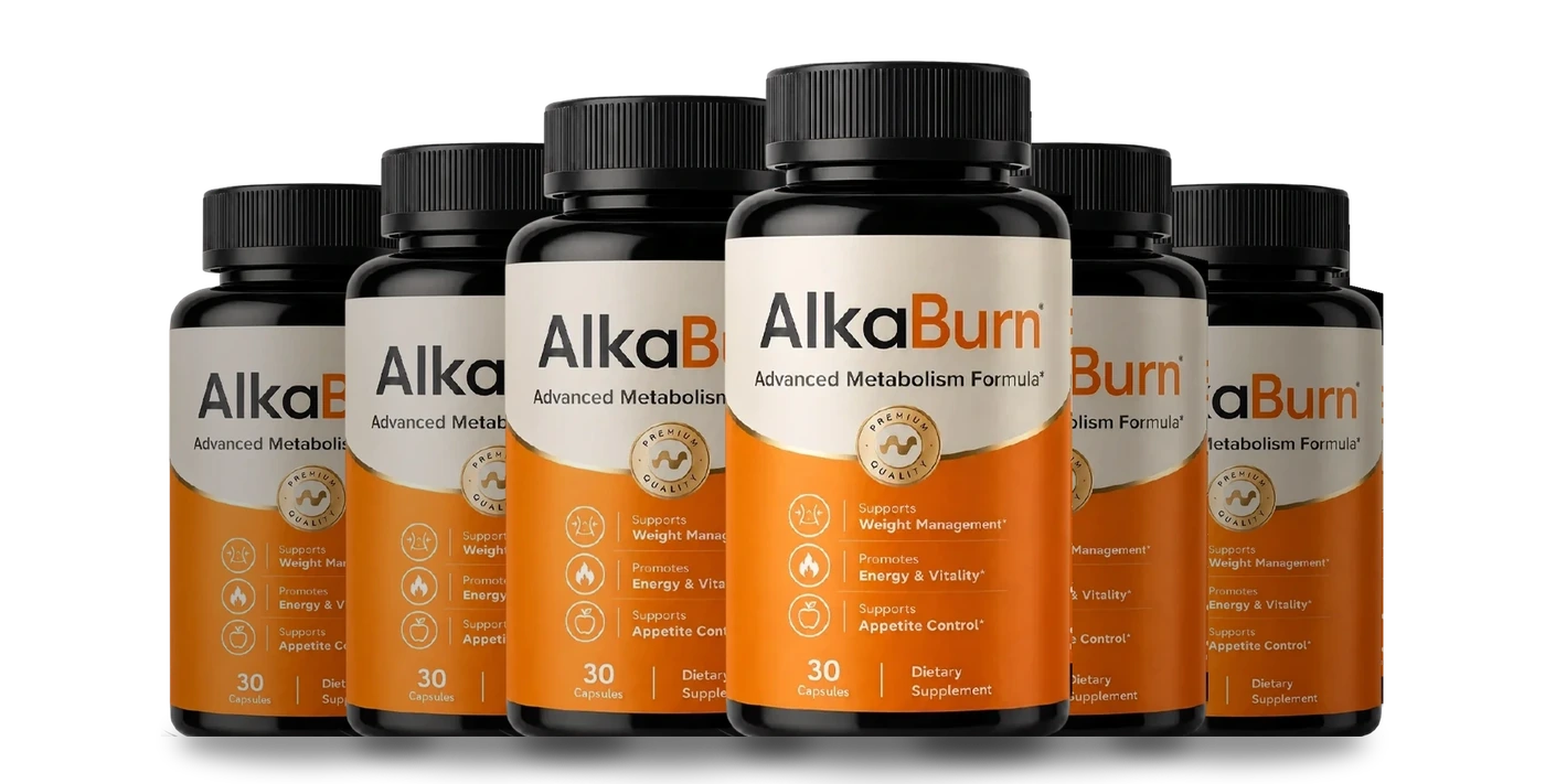 AlkaBurn 6-bottle best-value metabolism supplement package