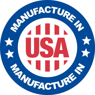 AlkaBurn manufactured in the USA badge